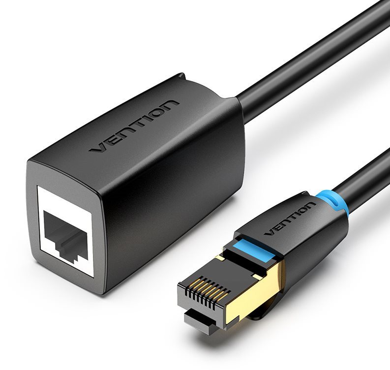 Vention Cat.8 SFTP Extension Patch Cable 1 m Black