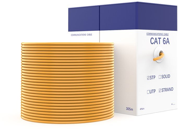 Vention CAT6a SFTP Network Cable 305 m Orange