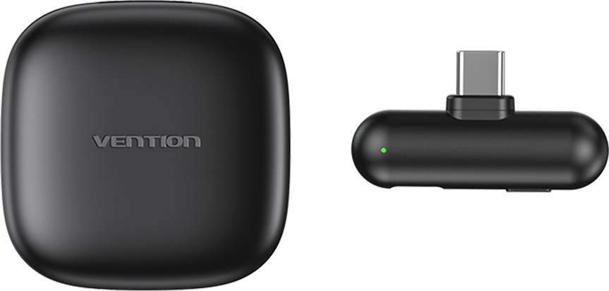 Vention AI Noise-Canceling Lavalier Microphone Black