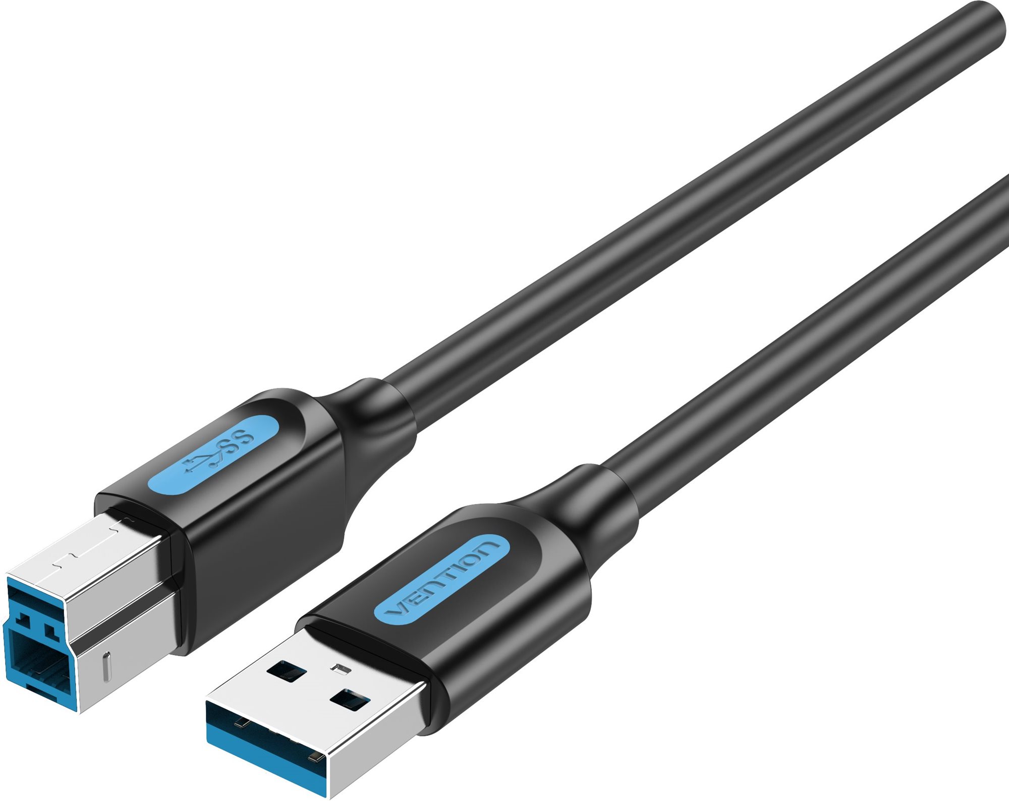 Vention USB 3.0 Male to USB-B Male Printer Cable 1 M Black PVC Type