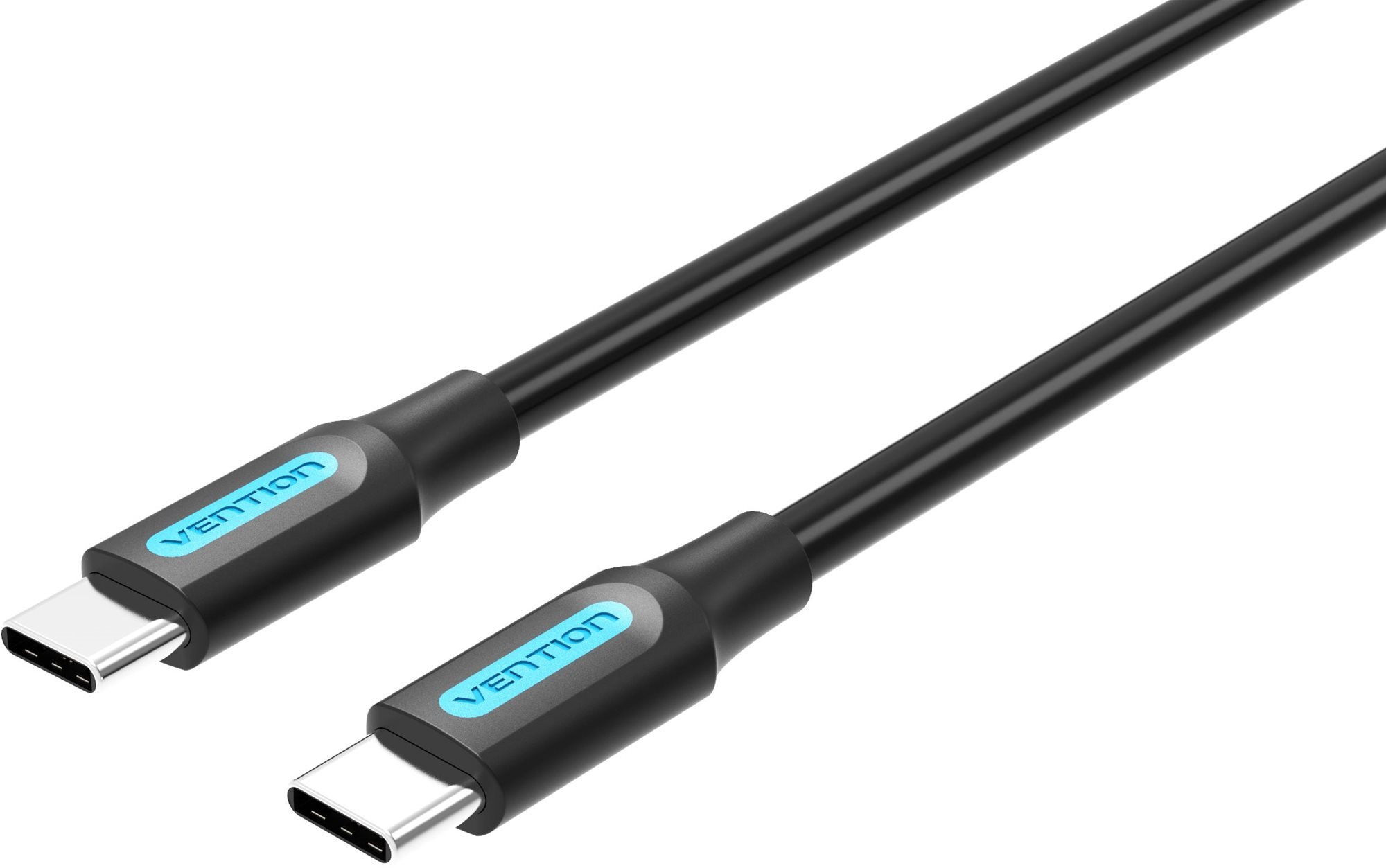 Vention Type-C (USB-C) 2.0 Male to USB-C Male Cable 3m Black PVC Type