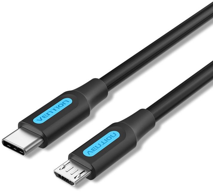 Vention USB-C 2.0 to Micro USB 2A Cable 1 m Black