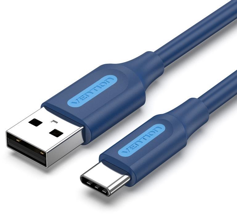 Vention USB 2.0 to USB-C 3A Cable 1,5 m Deep Blue