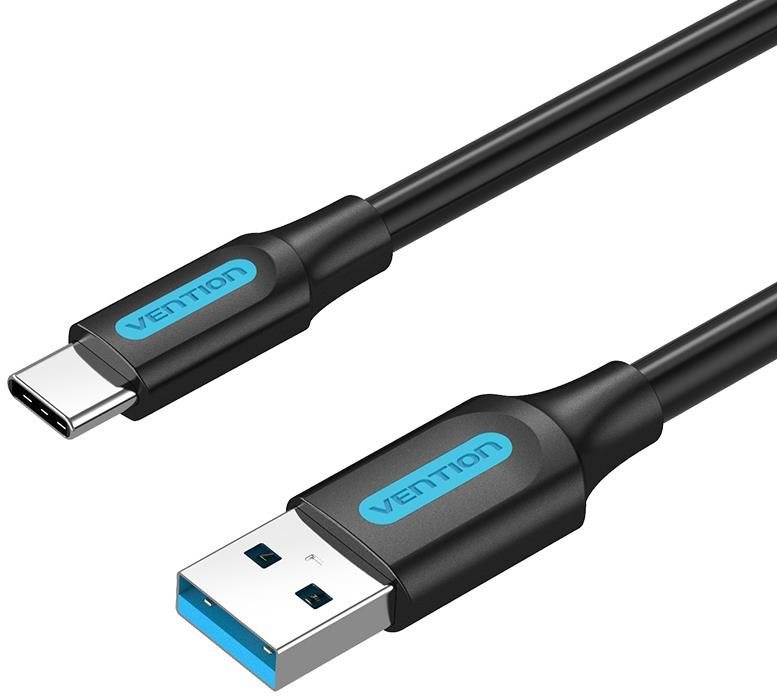 Vention USB 3.0 to USB-C Cable 0.5M Black PVC Type