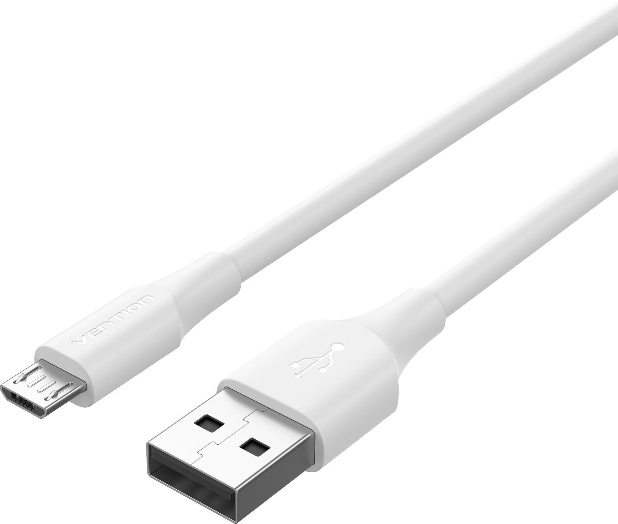 Vention USB 2.0 to micro USB 2A Cable 1.5M White