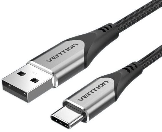 Vention Type-C (USB-C) USB 2.0 Cable 3A Gray 1,5 m Aluminum Alloy Type