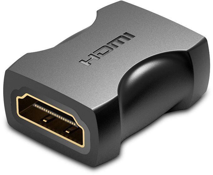 Vention HDMI Female to Female Coupler Adapter Black 2 Pack