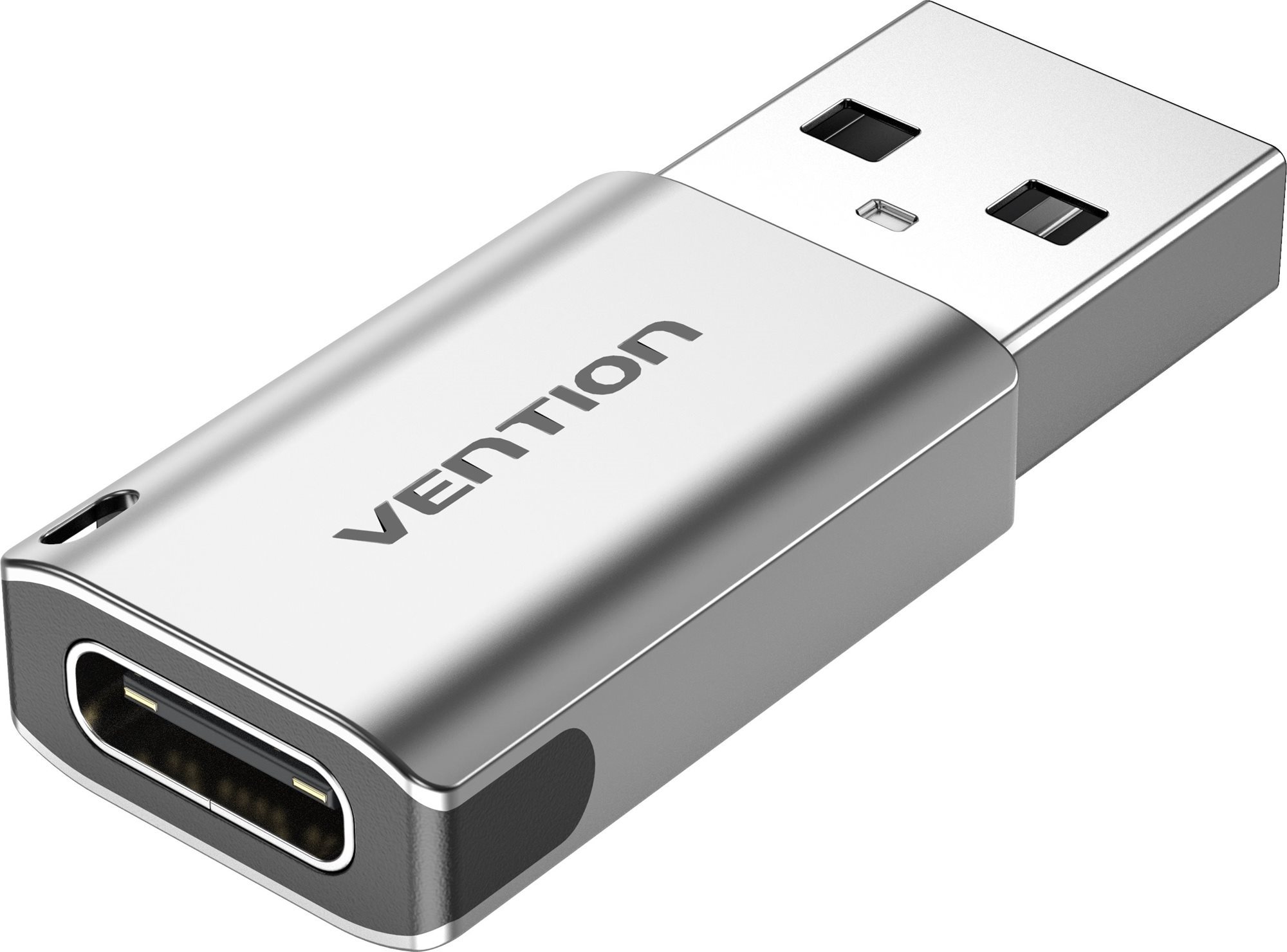 Vention USB 3.0 (M) to USB-C (F) Adaptér Gray Aluminum Alloy Type