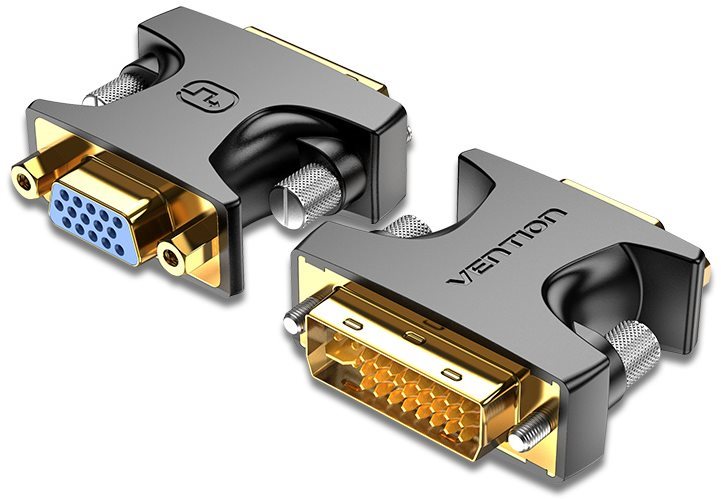 Vention DVI (M) to VGA (F) Adaptér Black
