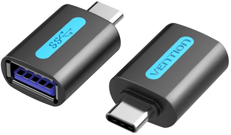 Vention USB-C to USB 3.0 Female OTG Adaptér Black PVC Type