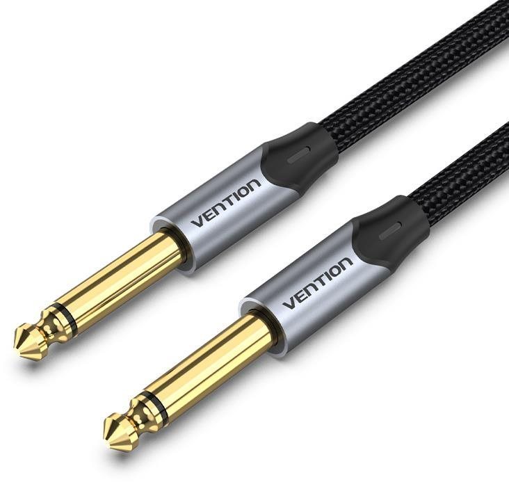 Vention Cotton Braided 6,5 mm Male to Male Audio Cable 5 m Gray Aluminum Alloy Type
