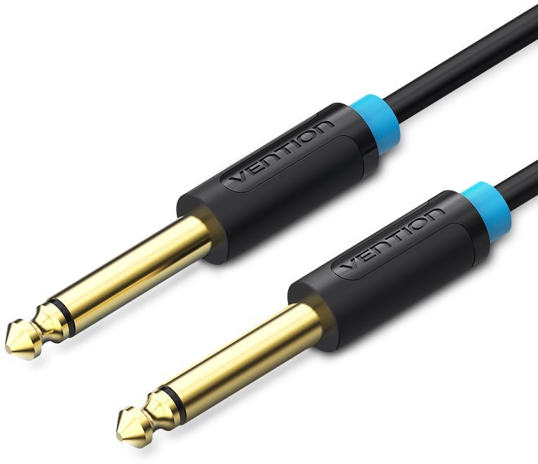 Vention 6,5 mm Jack Male to Male Audio Cable 1 m Black