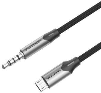 Vention Micro USB (M) to TRRS Jack 3,5 mm (M) Audio Cable 1 m Black