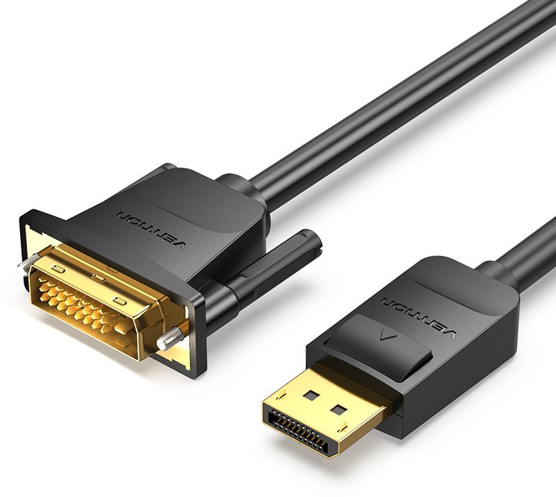Vention DisplayPort (DP) to DVI Cable 1,5 m Black