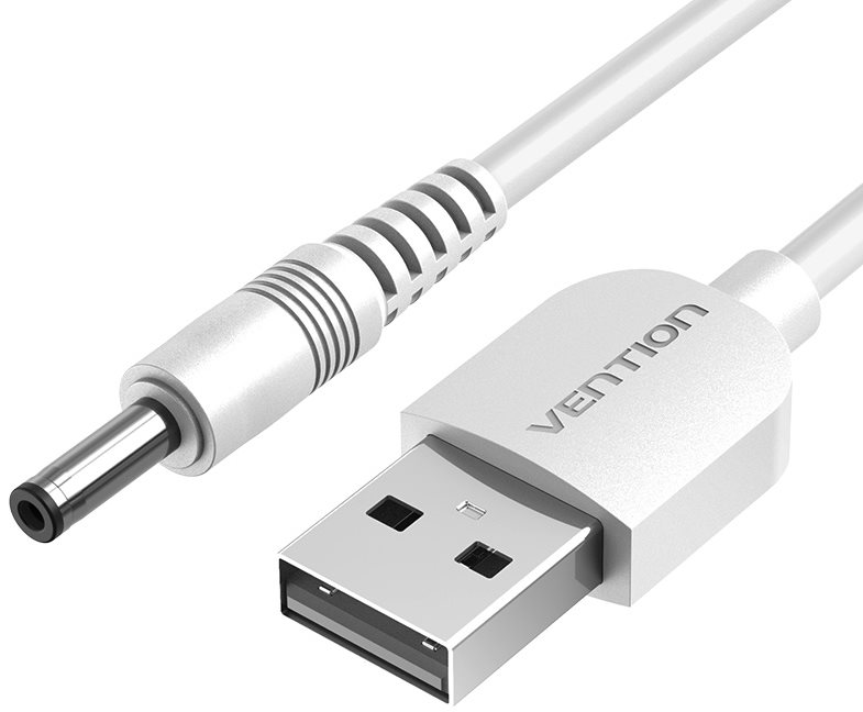 Vention USB to DC 3,5 mm Charging Cable White 1,5 m