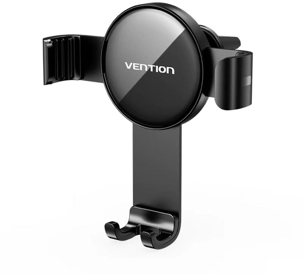 Vention Auto-Clamping Car Phone Mount With Duckbill Clip Black Disc Fashion Type
