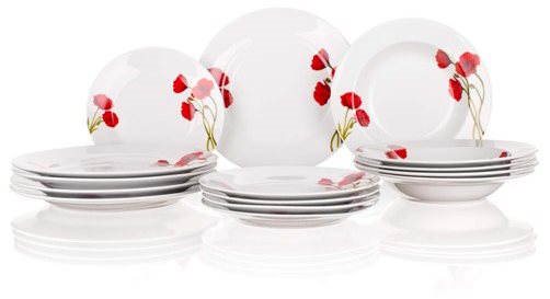 BANQUET Jedálenská sada 18 ks POPPY A02565