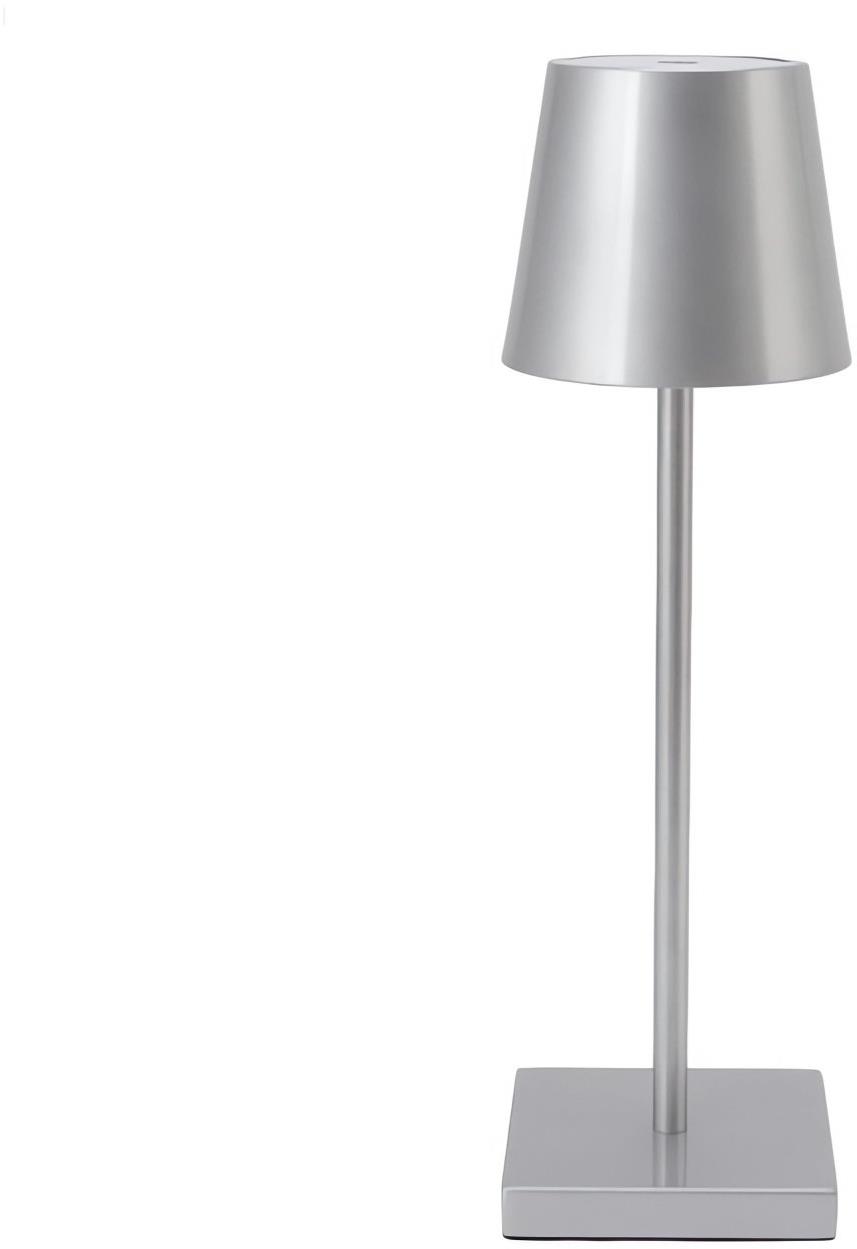 Verk 12314 Dotyková LED lampa, 1500 mAh batéria, 3 W strieborná