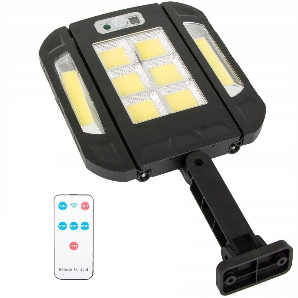 Verk 12291 Solárne osvetlenie 136 LED, IP67, senzor pohybu/súmraku, diaľkové ovládanie