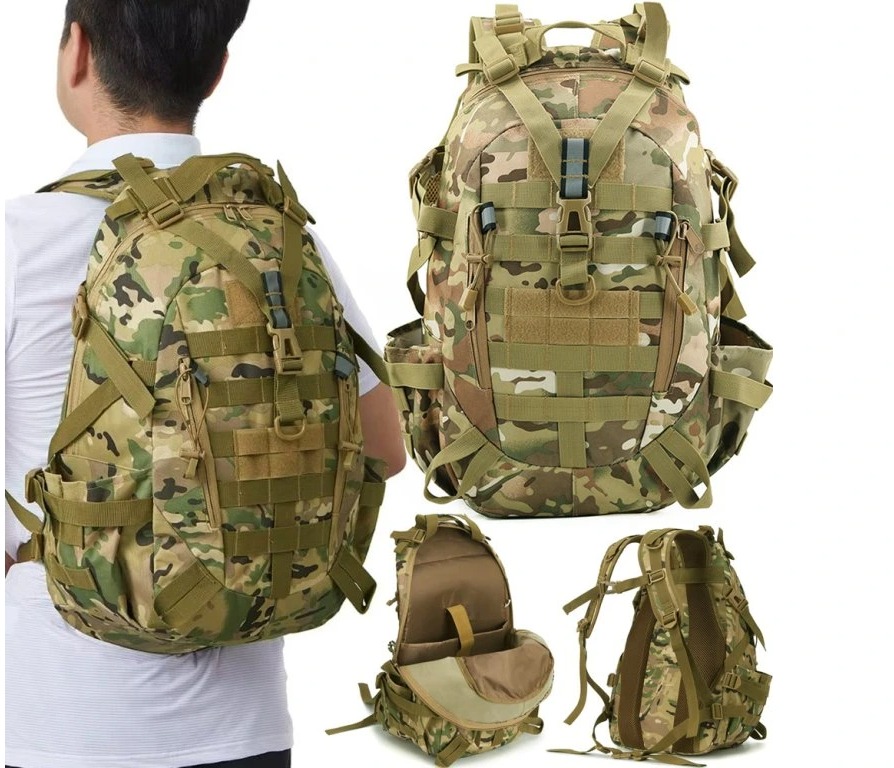 Verk 14606 Vojenský batoh 30 l, hnedý maskáč