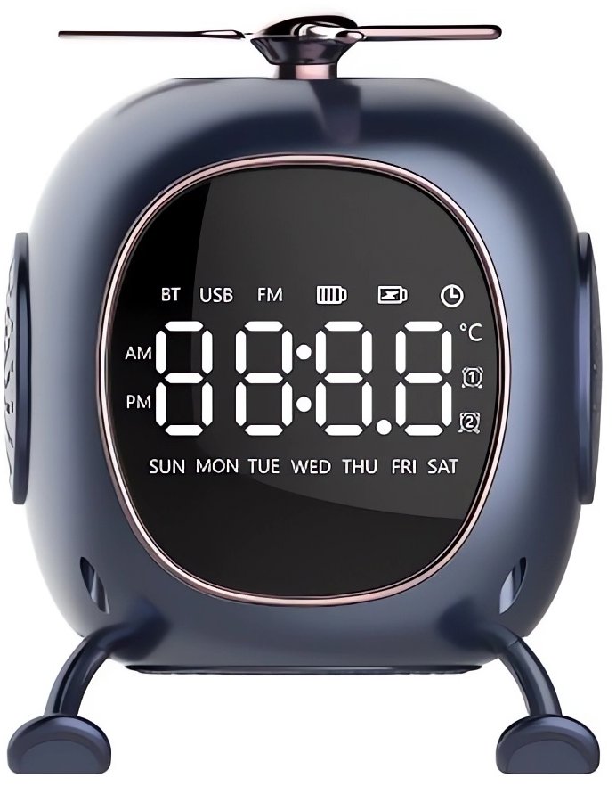 Verk 27502 Aromaterapeutický Bluetooth budík s reproduktorom, modrý