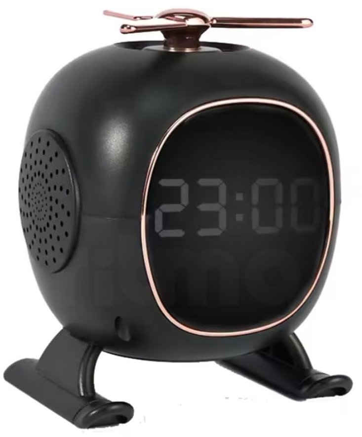 Verk 27502 Aromaterapeutický Bluetooth budík s reproduktorom, čierny