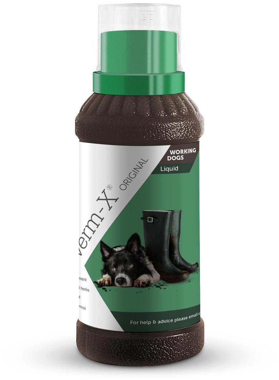 Verm-X Prírodná tekutina proti črevným parazitom pre psov 250 ml