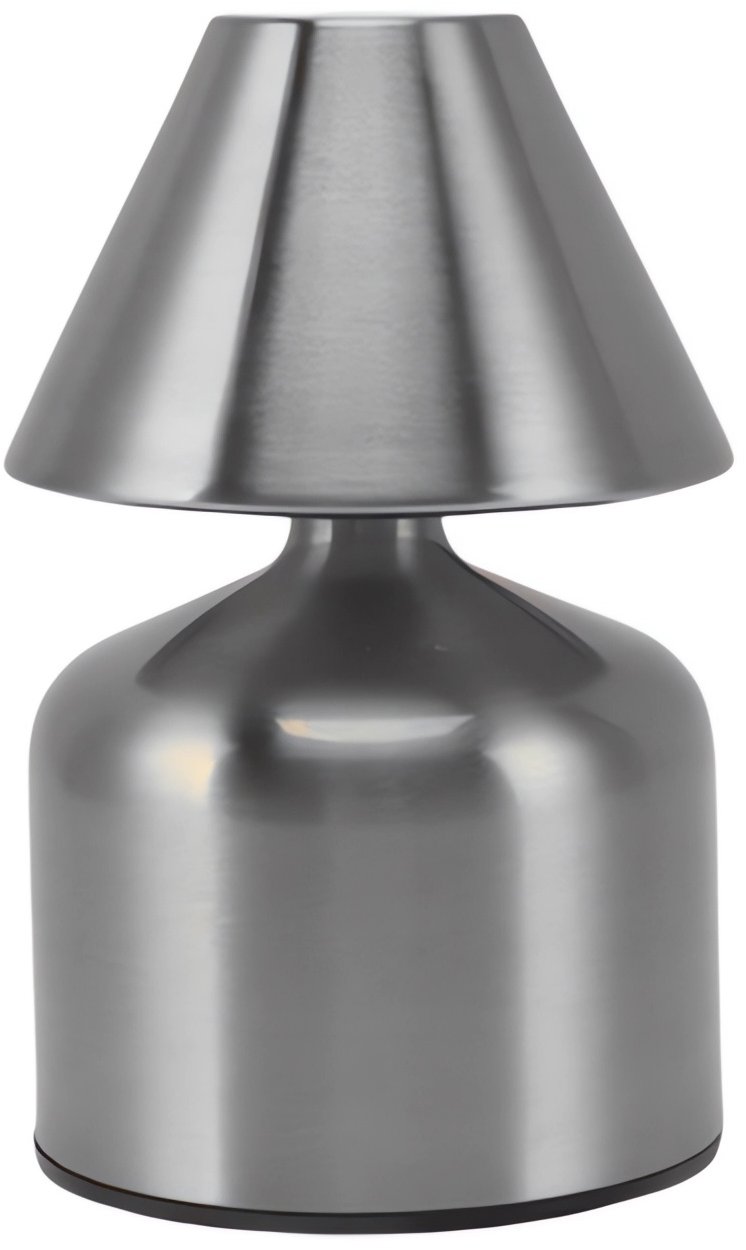 Verk 12357 Dotyková stolná lampička, USB-C, strieborná, LED