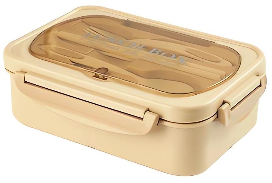 Verk 07270 Desiatový box s príborom 1000 ml, hnedý