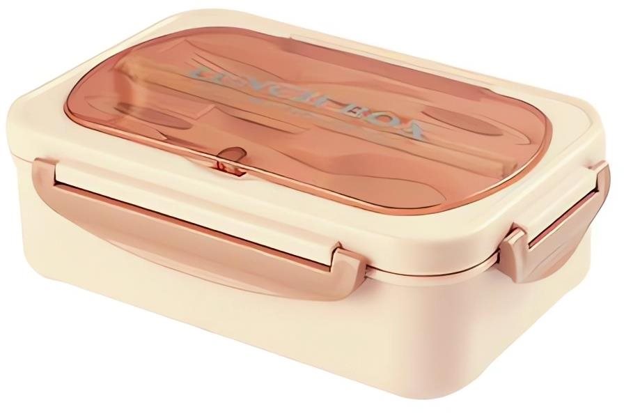 Verk 07270 Desiatový box s príborom 1000 ml, ružový