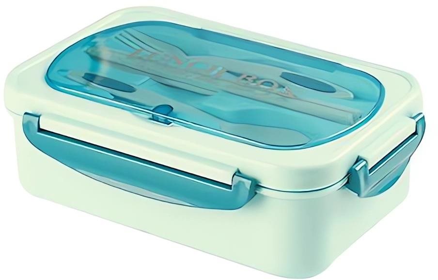 Verk 07270 Desiatový box s príborom 1000 ml, modrý
