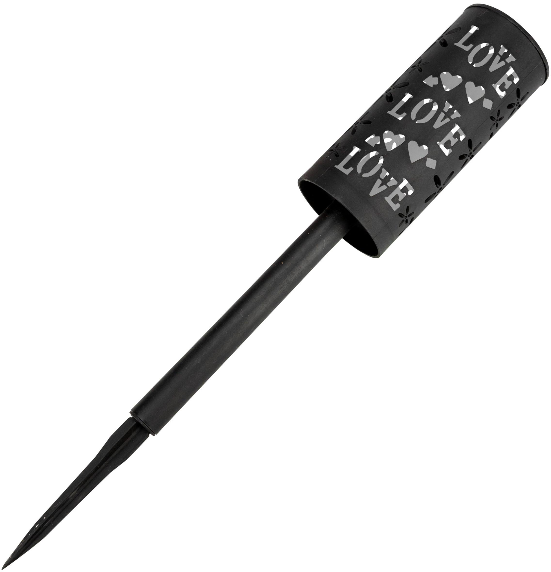 Vergionic 2376 Záhradná solárna lampa, 31 cm, LOVE, 6 ks
