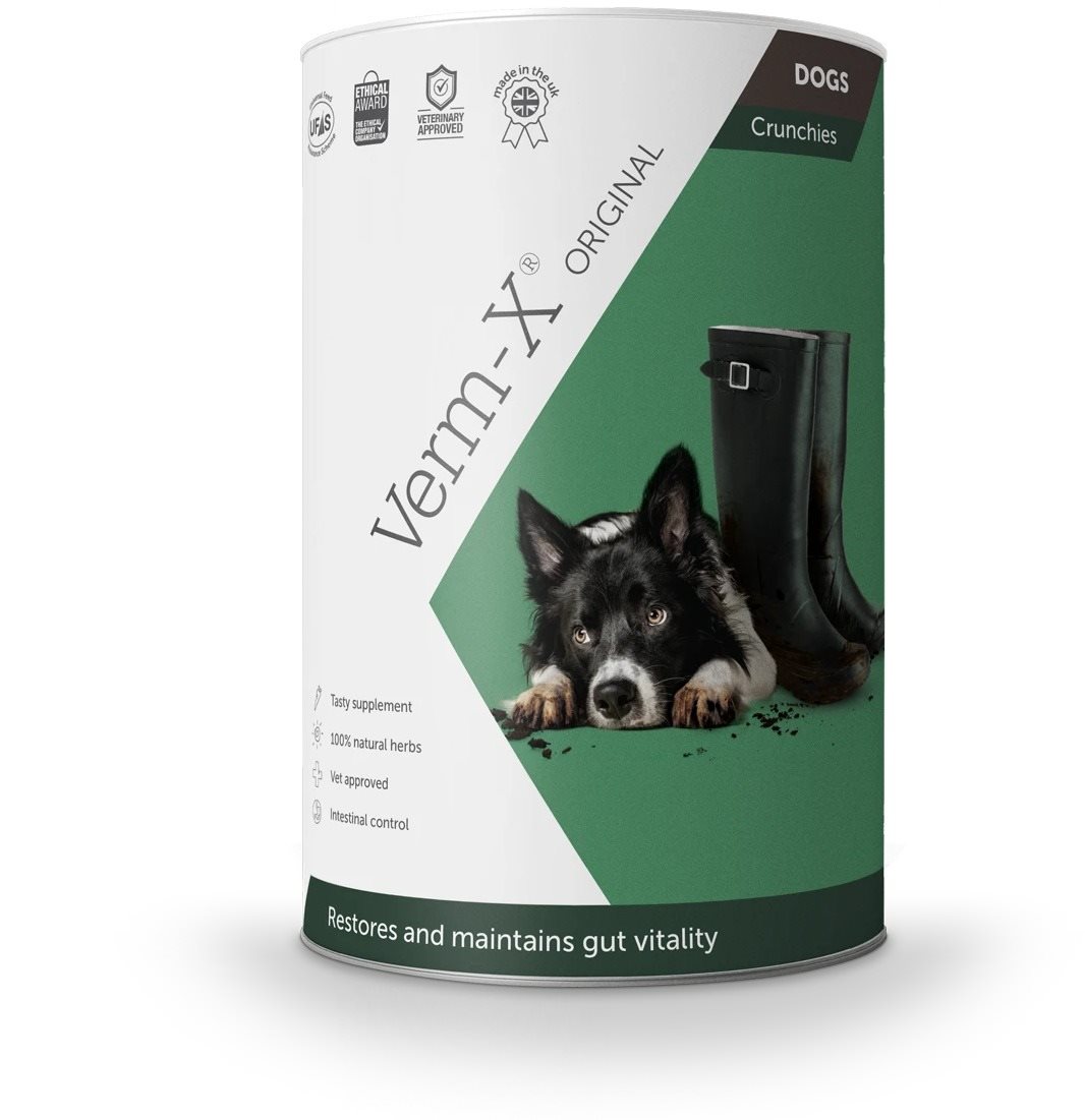 Verm-X - Prírodné granule proti črevným parazitom pre psy, 100 g