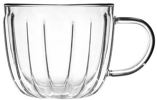 Vialli Design Hrnček, dvojstenné sklo, 350 ml, 2 ks_TULIP 8791