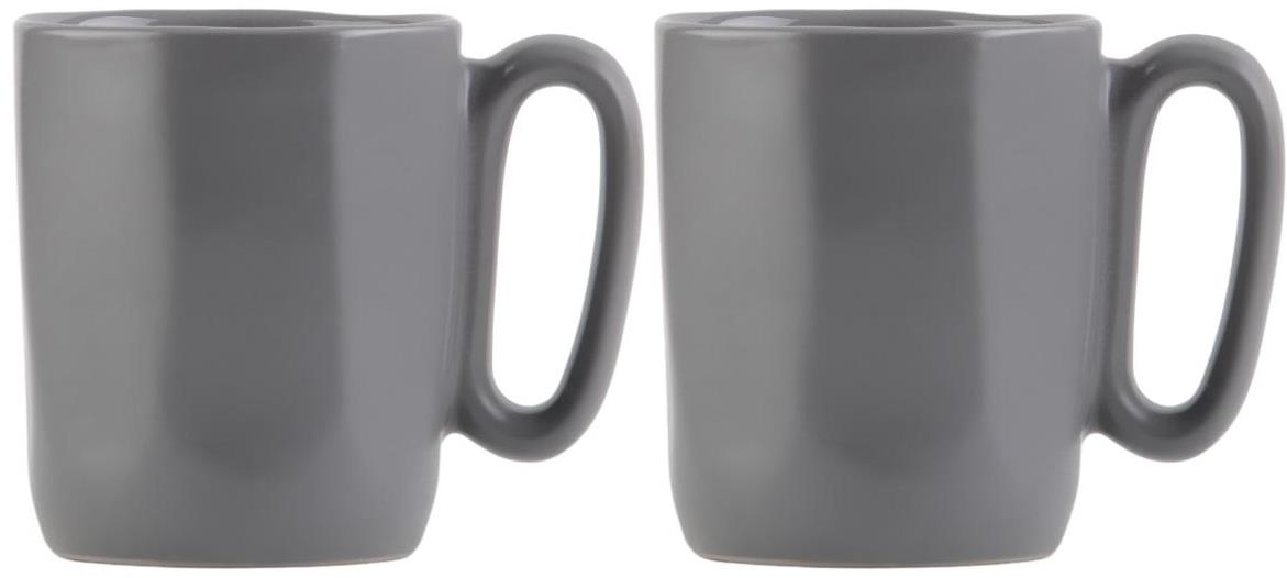 Vialli Design Hrnček keramický, 80 ml, 2 ks, sivý_FUORI 29958
