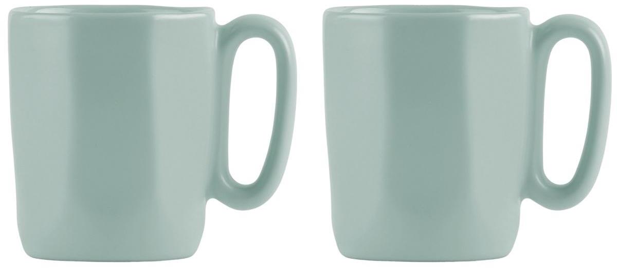 Vialli Design Hrnček keramický, 80 ml, 2 ks, mint_FUORI 29996