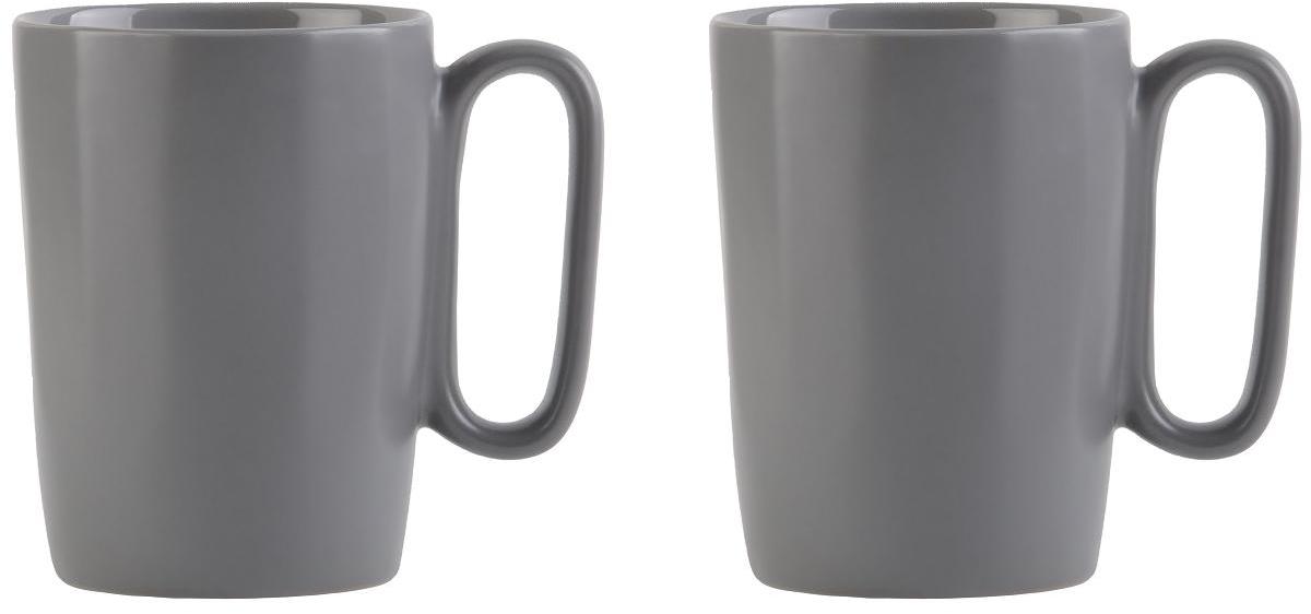 Vialli Design Hrnček keramický, 250 ml, 2 ks, sivý_FUORI 30015