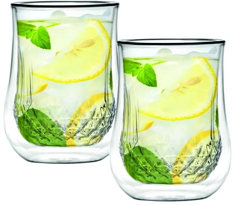 Vialli Design Pohár, dvojstenný, 300 ml, 2 ks_DIAMANTE 5844