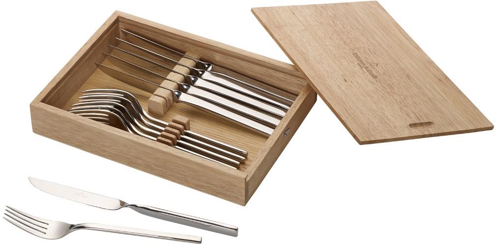 VILLEROY & BOCH NEW WAVE Steakový príbor, 12 ks