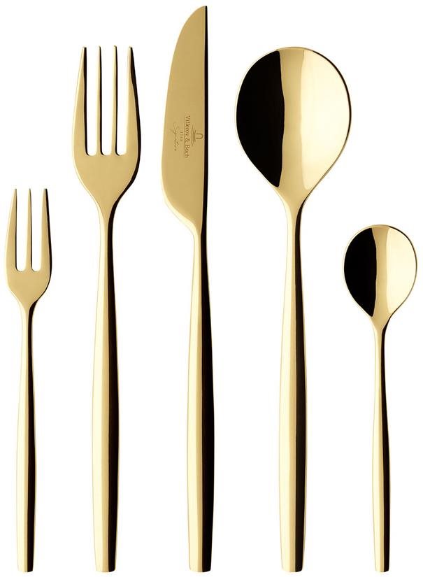 VILLEROY & BOCH METROCHIC D'OR pozlátené, 30 ks