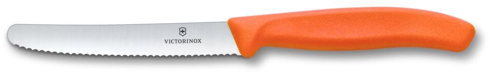 Victorinox Nôž na paradajky Swiss Classic 11 cm oranžový