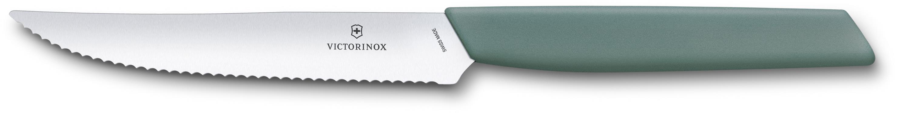 Victorinox Swiss Modern Steakový nôž 12 cm šalviovo zelený