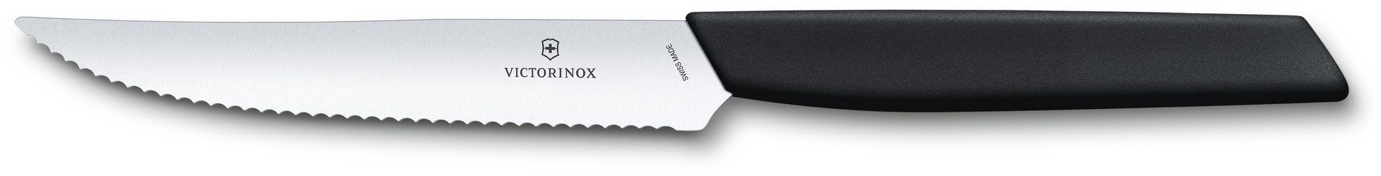 Victorinox Steakový nôž Swiss Modern 12 cm čierny