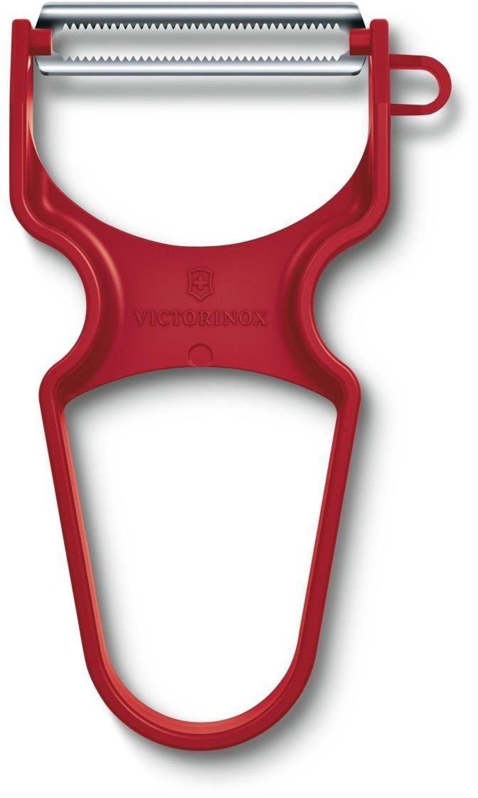 Victorinox škrabka Rapid s vrúbkovaným ostrím plastová červená