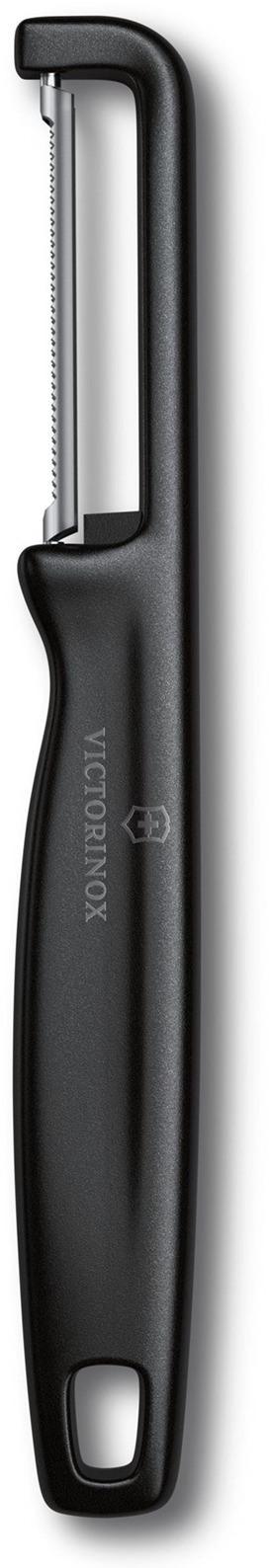 Victorinox Škrabka Iota s vrúbkovaným ostrím čierna