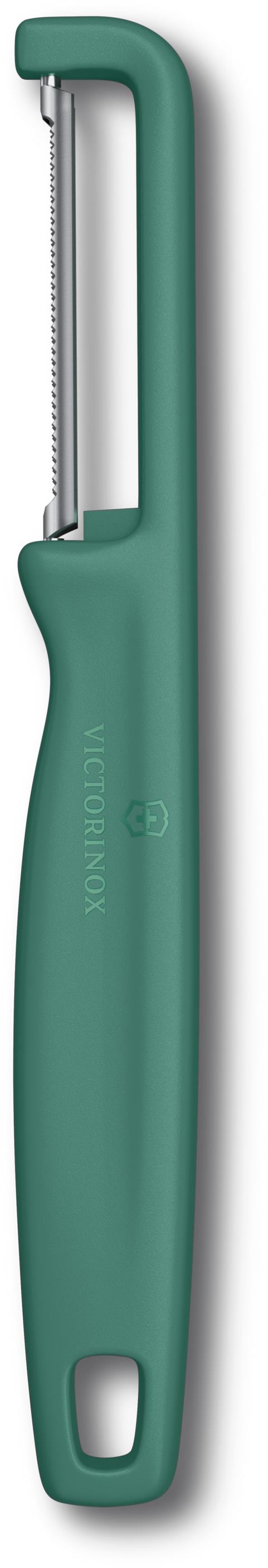 Victorinox Škrabka Iota s vrúbkovaným ostrím zelená