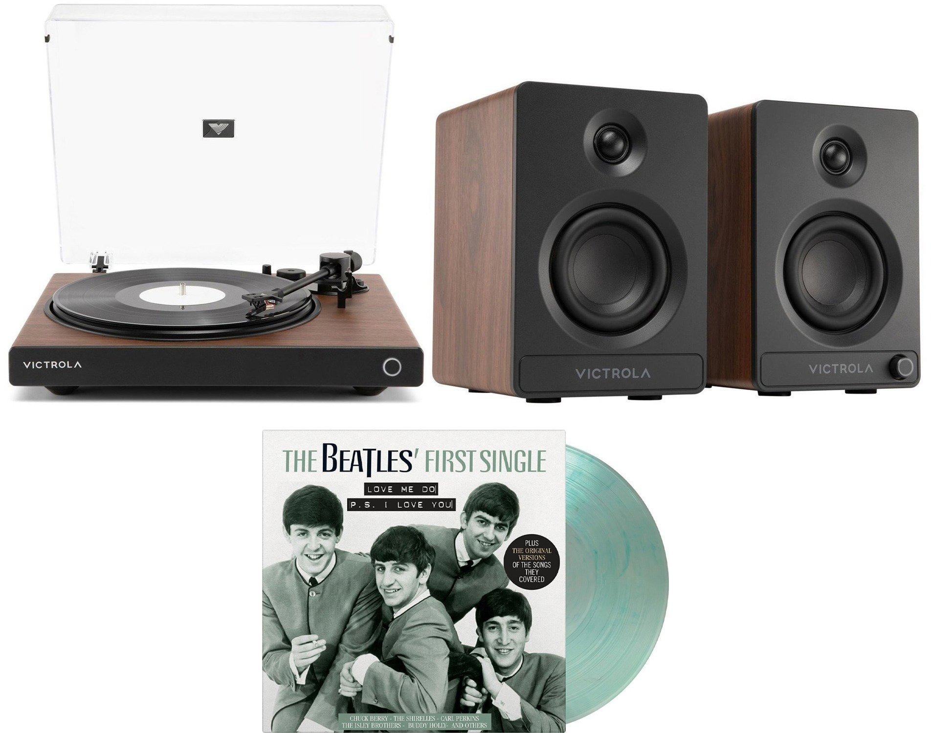 Victrola Wave + Victrola Tempo hnedý