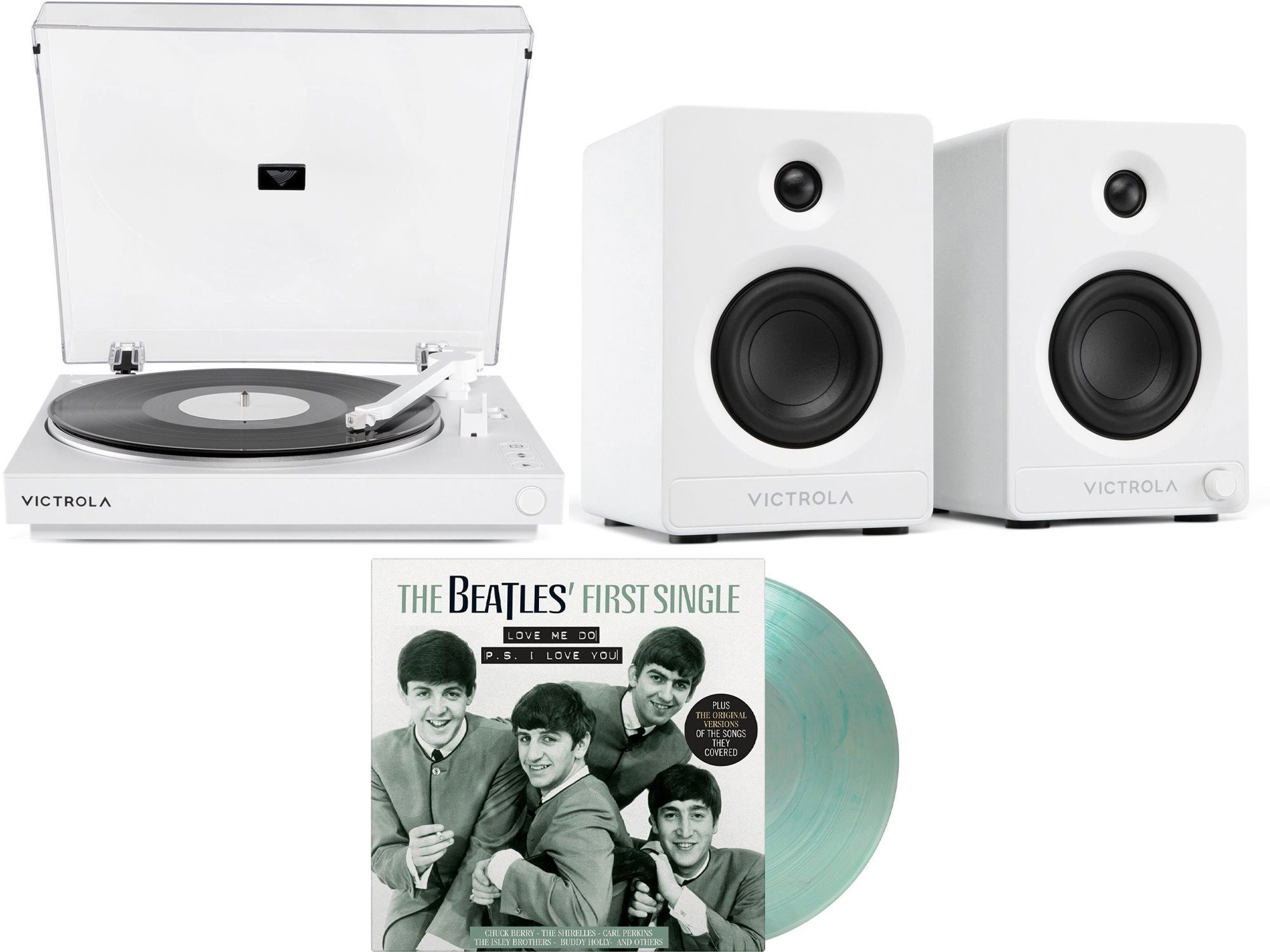 Victrola Automatic + Victrola Tempo biely