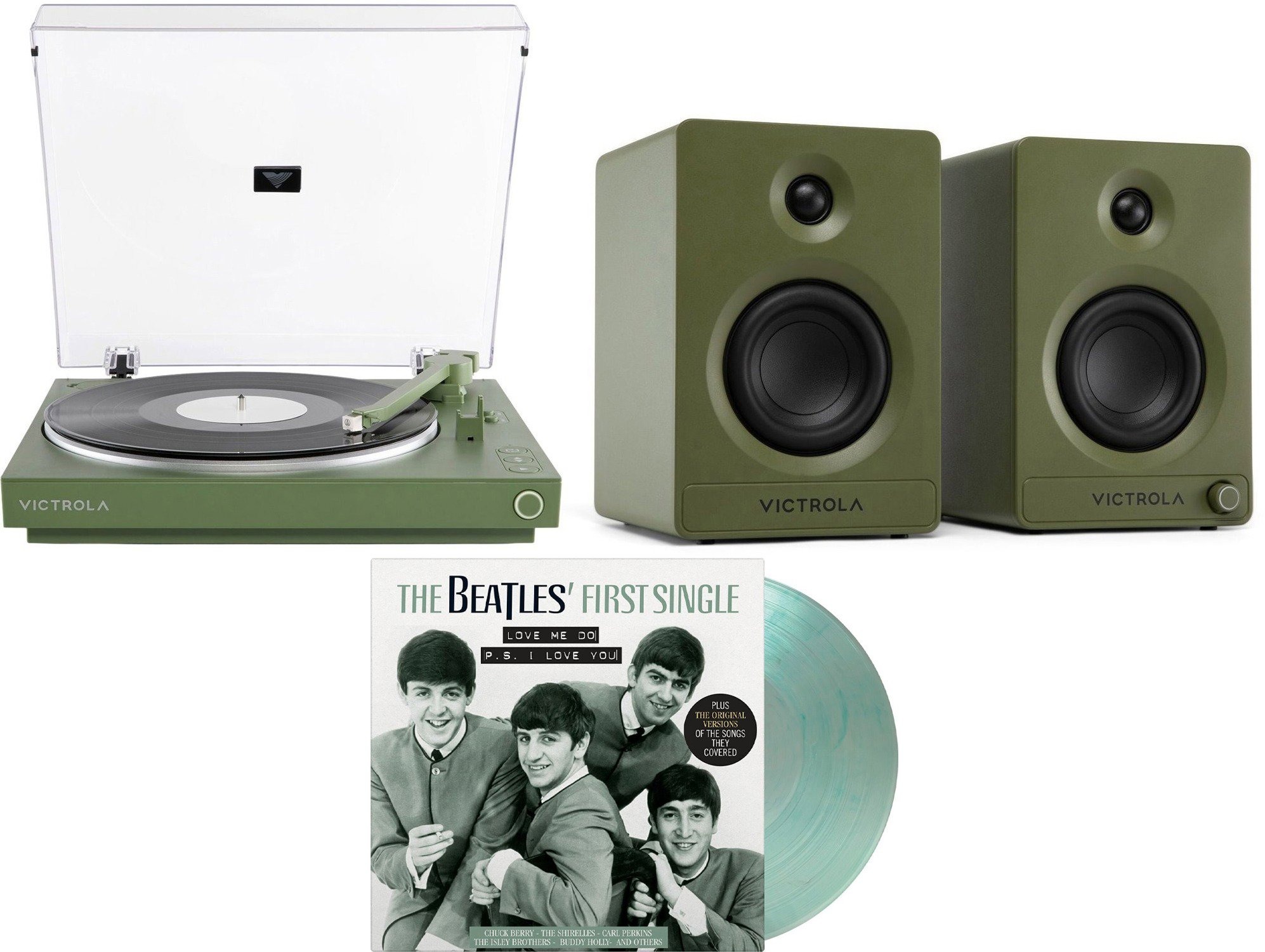 Victrola Automatic + Victrola Tempo zelený