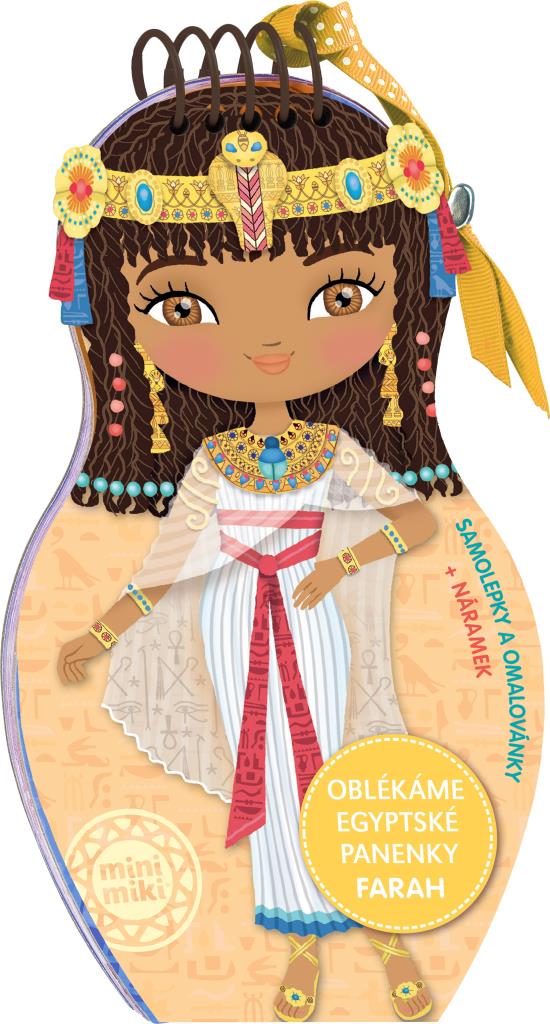 Ella & Max Obliekame egyptské bábiky Farah – Maľovánky